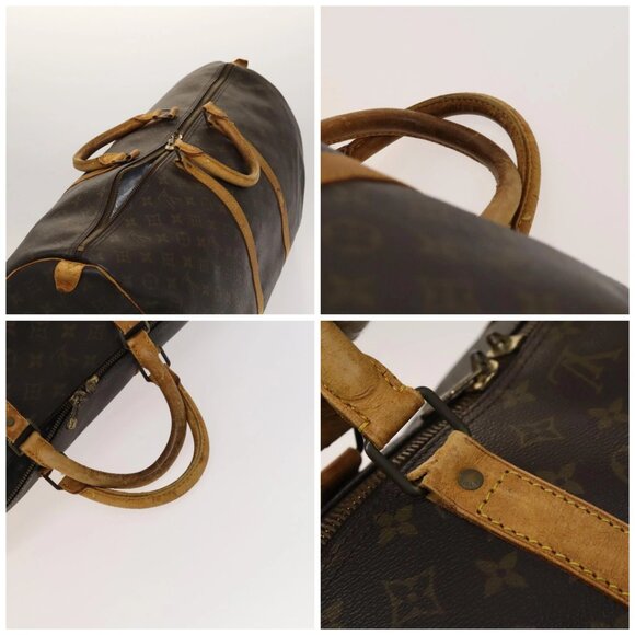 LOUIS VUITTON Monogram Keepall 60 Boston Bag M41422 LV Auth 120577 - Picture 16 of 16